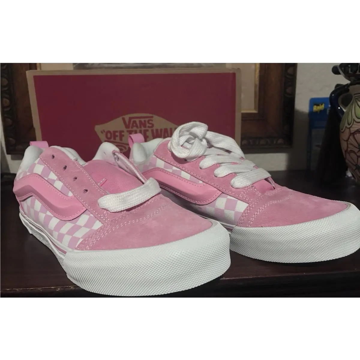 Vans shoes - VANS Knu Skool - Knu Skool - VN000E9T4CC - Pink (UPC: 0197803682028) 3