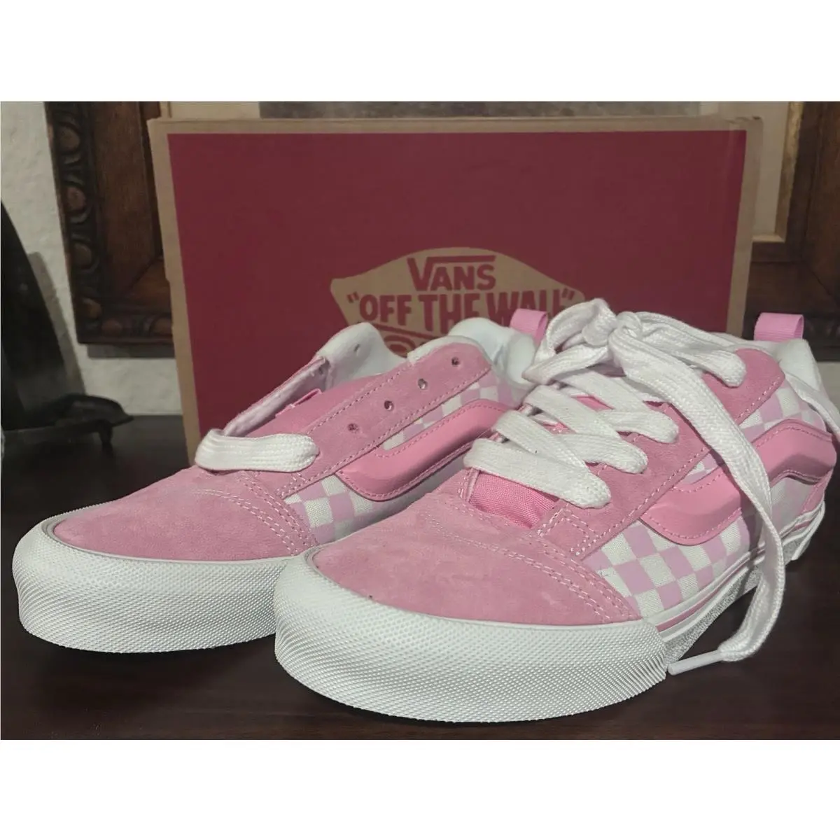 Vans shoes - VANS Knu Skool - Knu Skool - VN000E9T4CC - Pink (UPC: 0197803682028) 4