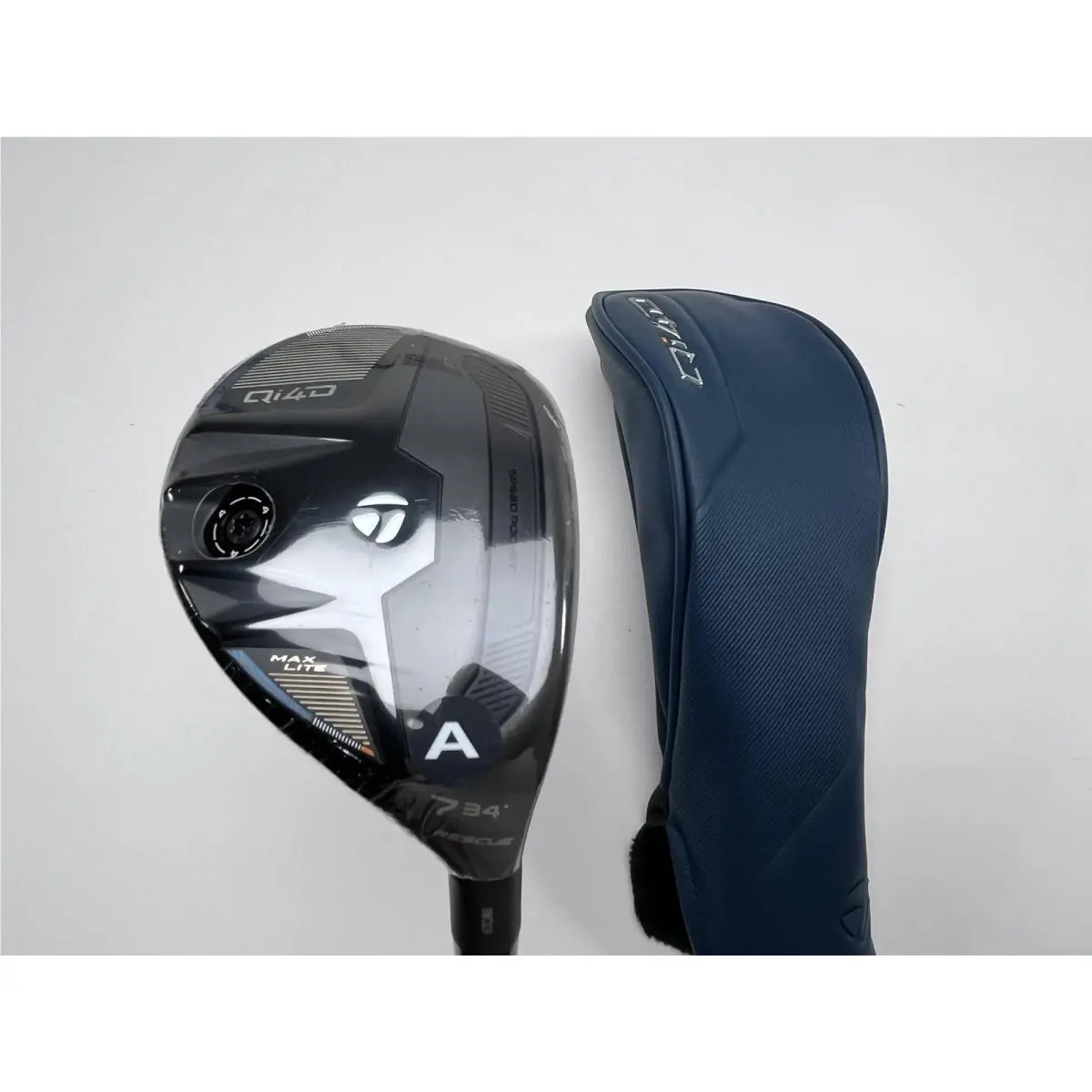 Taylormade Qi4D Max Lite Rescue 7 Hybrid 34 Reax 45g Senior RH HC