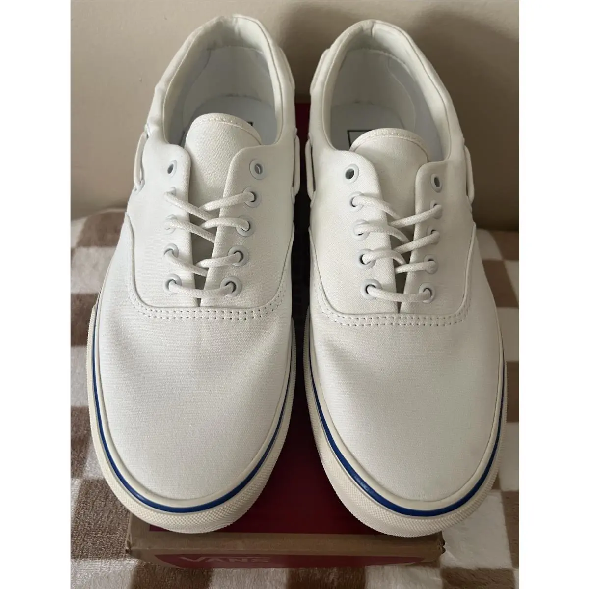 Vans shoes - VANS Authentic - Authentic - VN000Z91E68 - White/Marshmallow/Blue 8