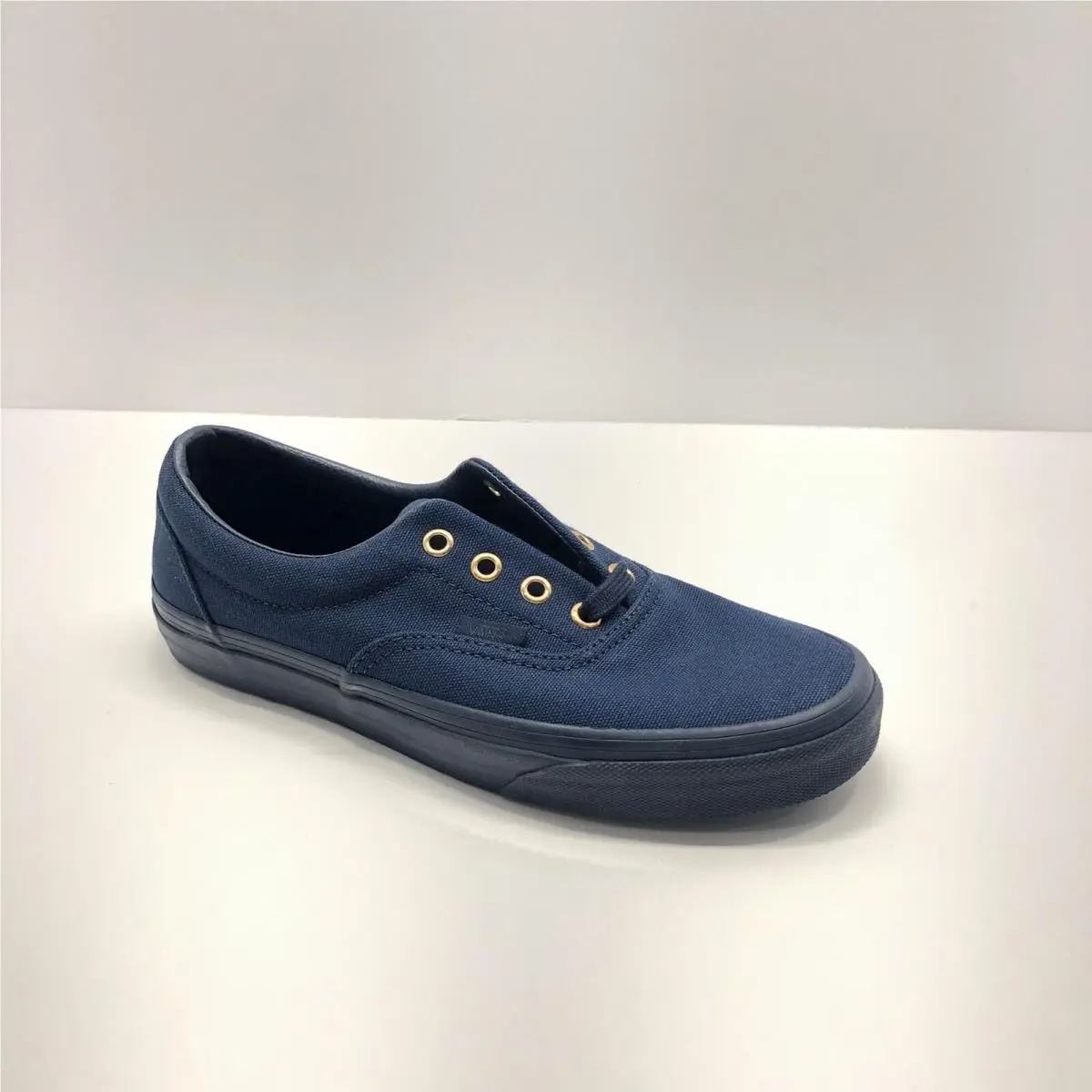 Vans Classic Mono Gold Dress Blue Sneakers Shoes Mens Size 5 W 6.5
