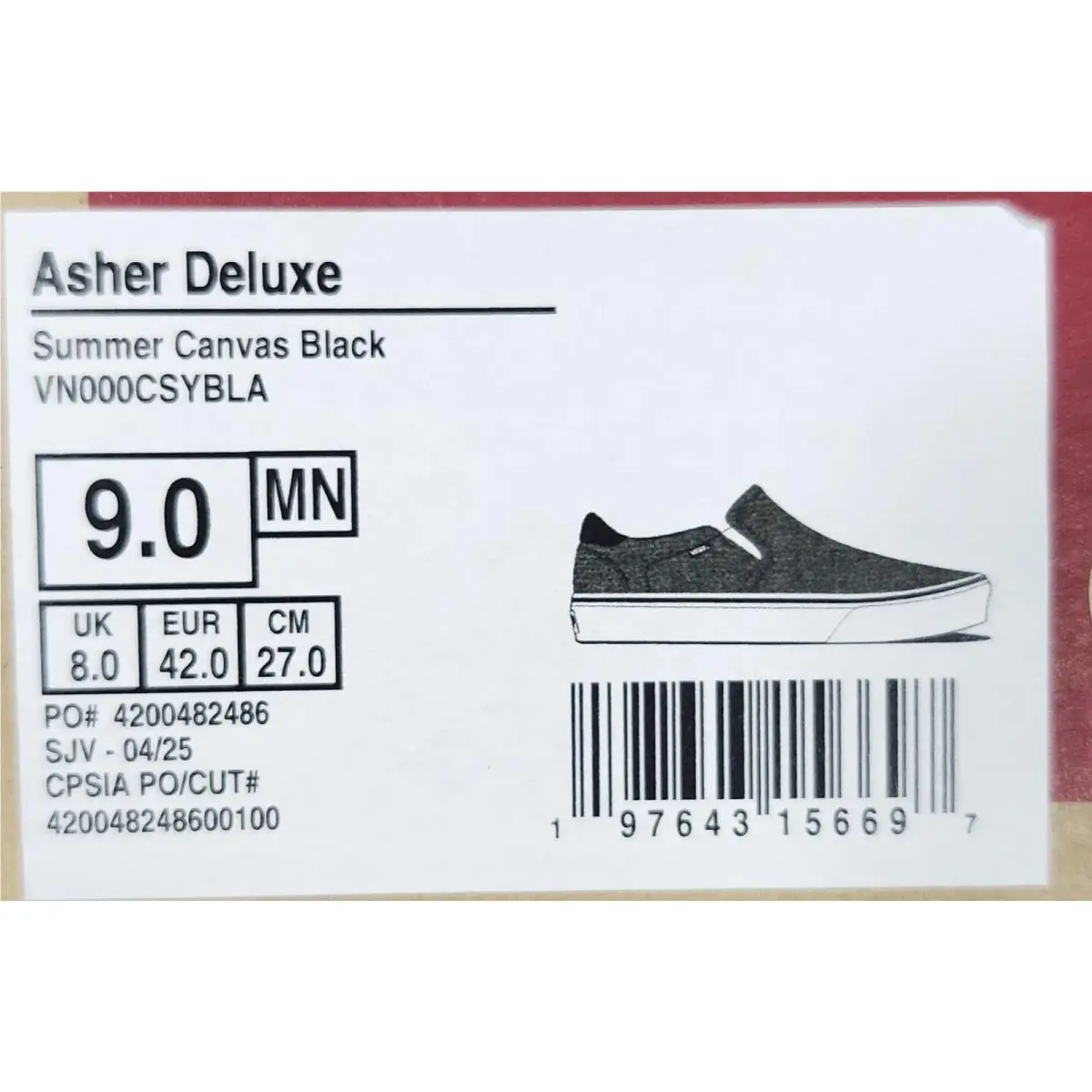 Vans shoes - VANS Asher - Asher - VN000CSYBLA - Gray 10