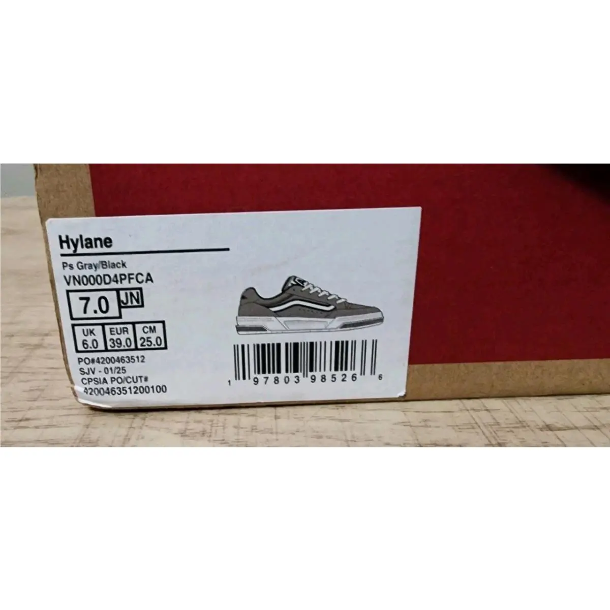 Vans shoes - Hylane - Hylane - Gray/black (UPC: 0197803985266) 5