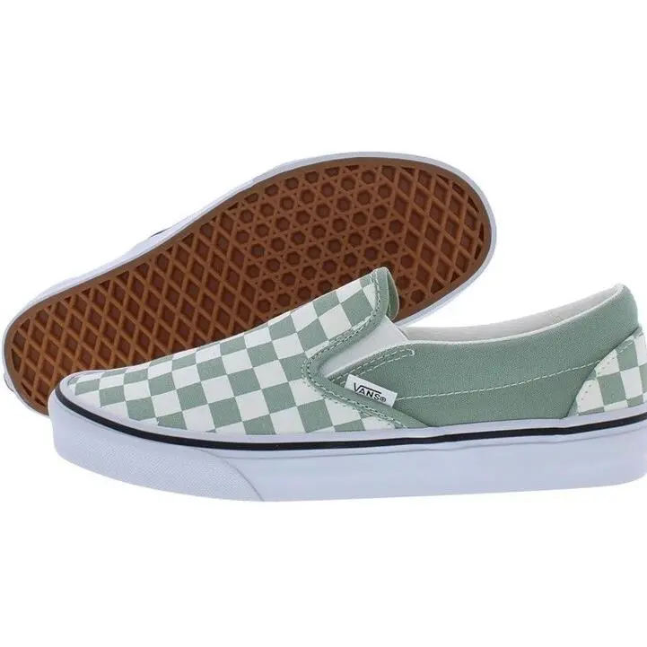 Vans shoes - VANS Classic Slip-On - Classic - VN000BVZCJL - Green (UPC: 0197063266662) 1