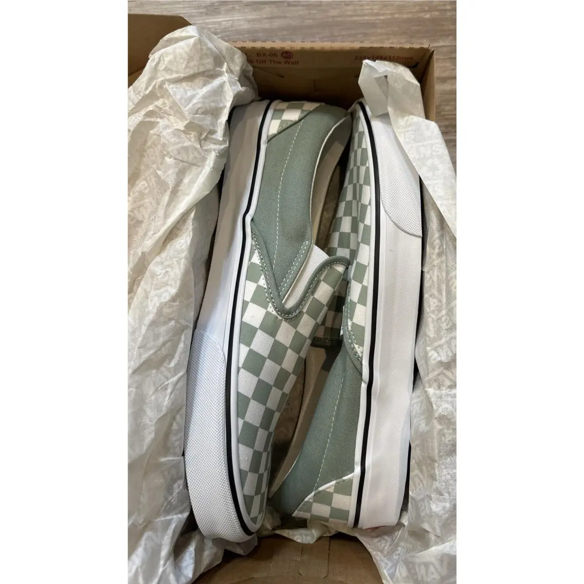 Vans shoes - VANS Classic Slip-On - Classic - VN000BVZCJL - Green (UPC: 0197063266662) 3