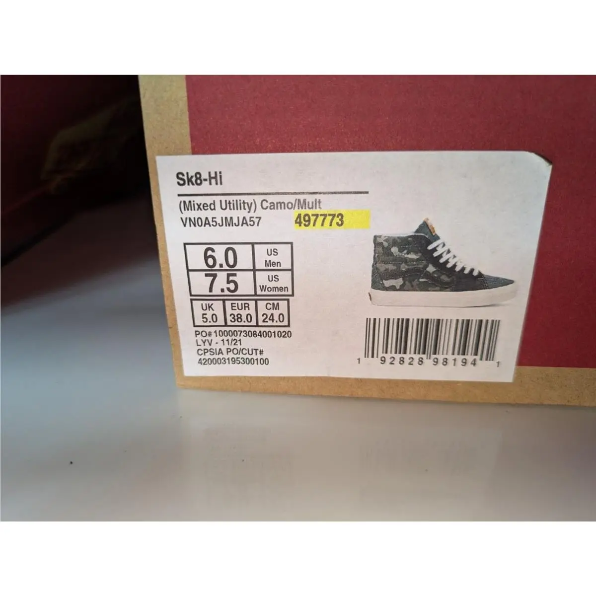 Vans shoes - Sk8-Hi - Green 6