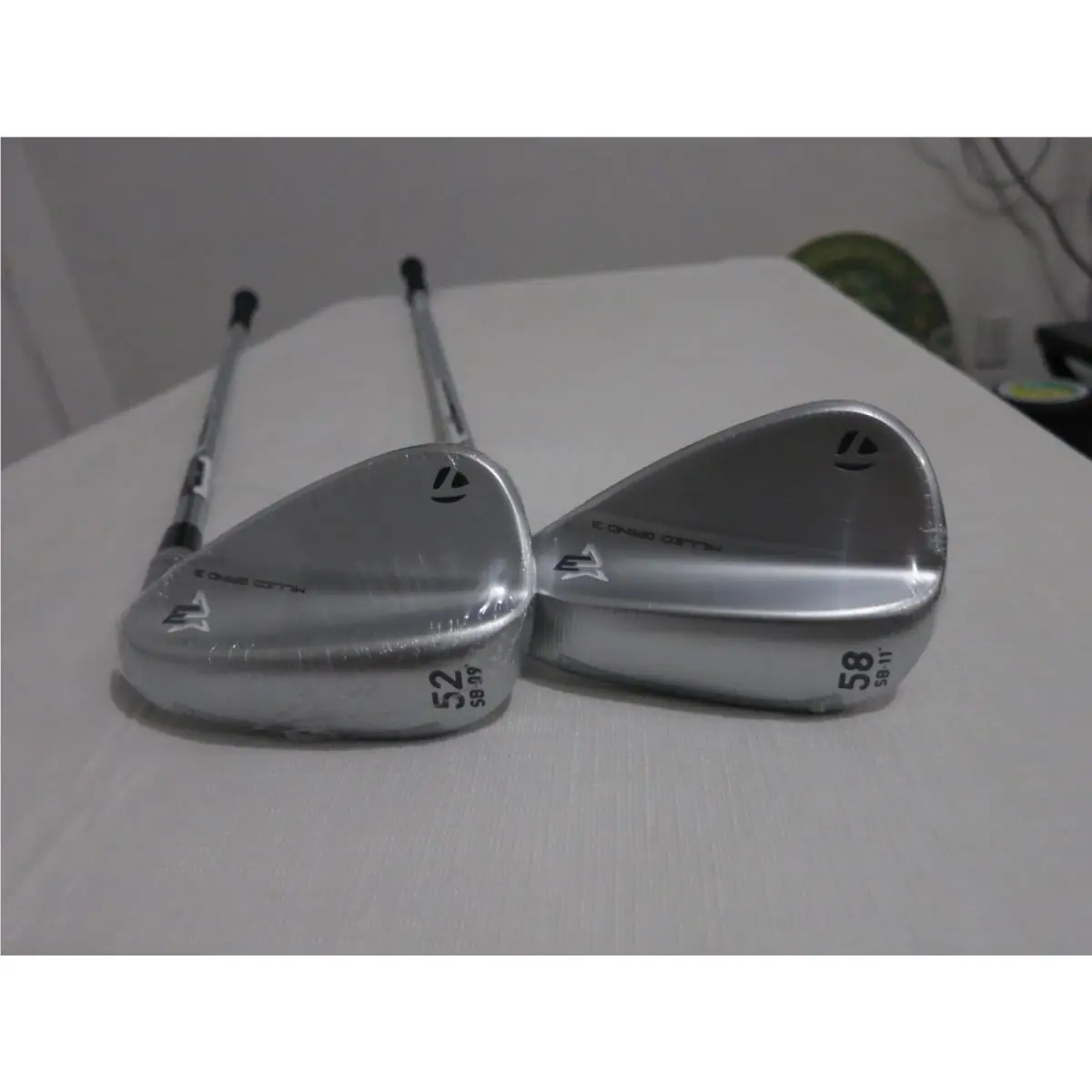 Taylormade Milled Grind 3 Satin Chrome Wedge Set - 52.09 - 58.11 - Steel