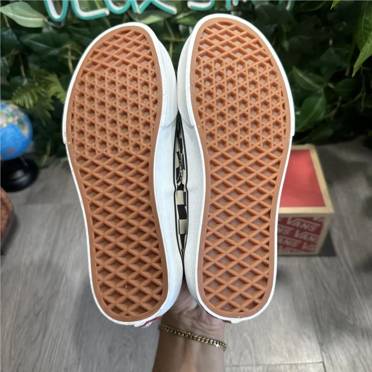 Vans shoes - vans checkerboard - checkerboard - White 5