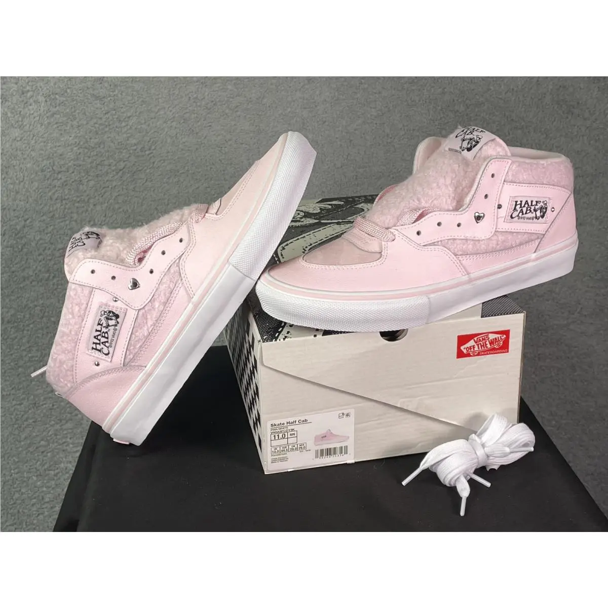 Vans shoes - Vans Skate Half Cab - Skate Half Cab - VN0A5FCDY3K - Pink 15