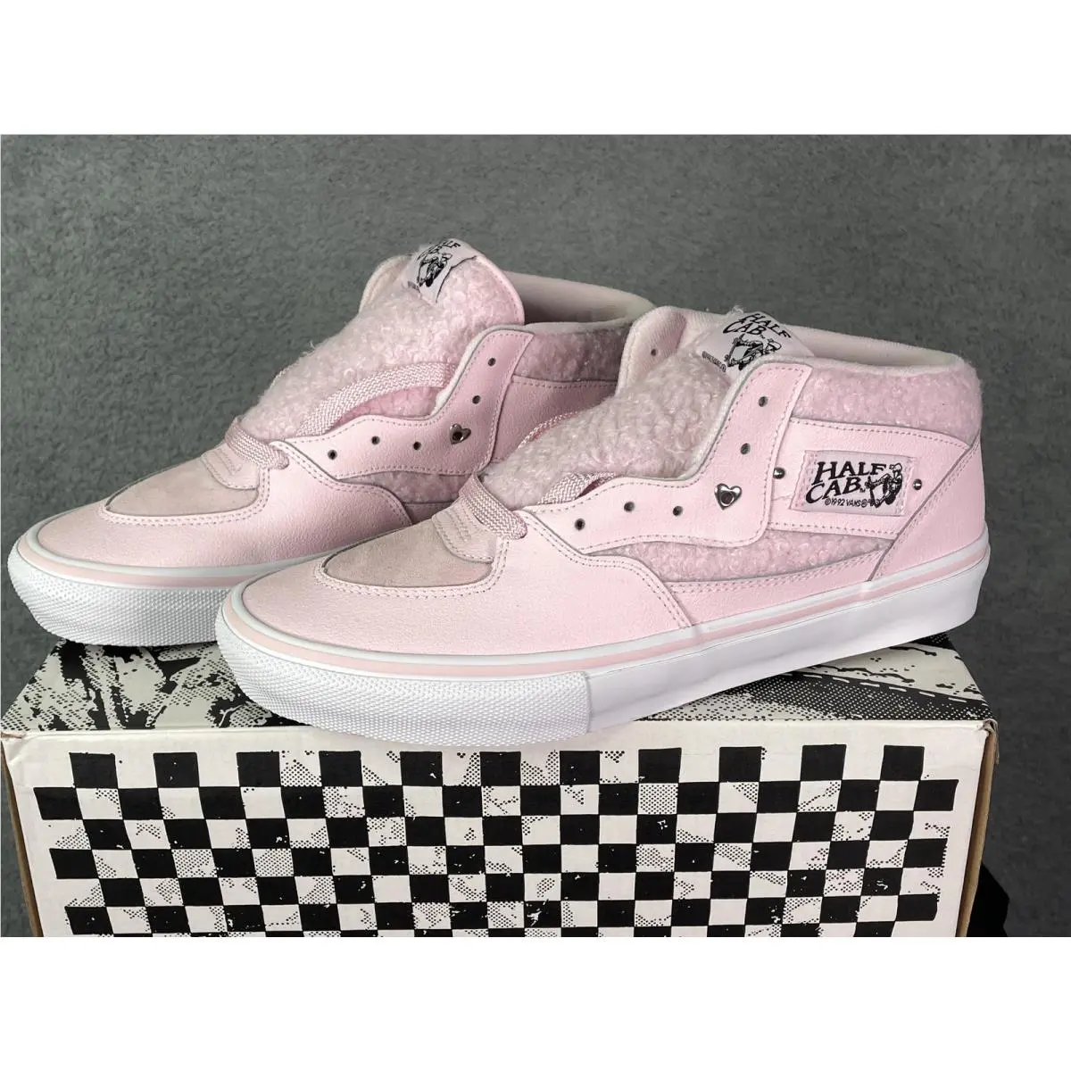 Vans shoes - Vans Skate Half Cab - Skate Half Cab - VN0A5FCDY3K - Pink 0