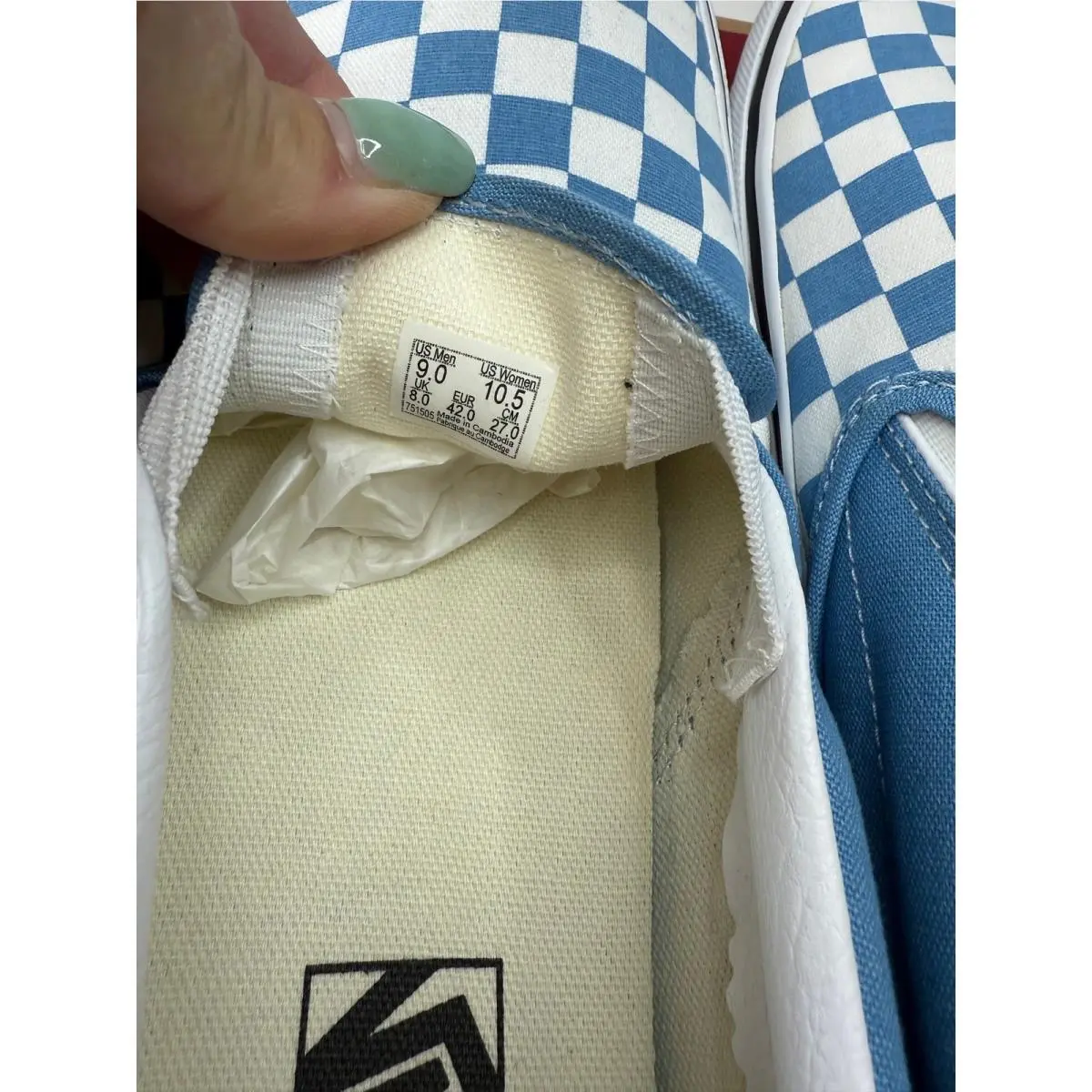 Vans shoes - VANS Classic Slip-On - Classic - Blue 3