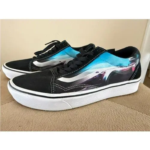 Vans Comfycush Old Skool Formula 66 Black Multicolor Unisex Shoes M6.5 W 8.0