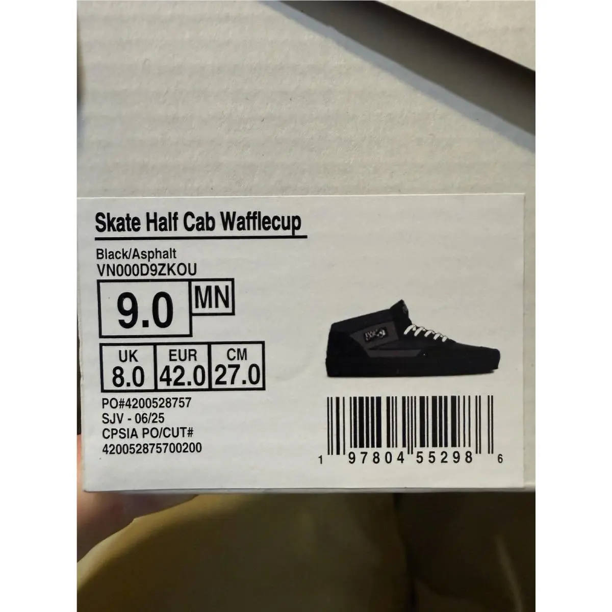 Vans shoes - VANS Half Cab - Half Cab - Black 1