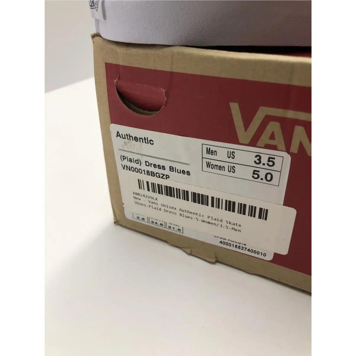 Vans shoes - VANS - Plaid - Blue 8