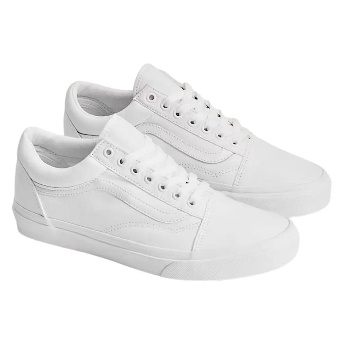 Vans Old Skool Skate Shoes White/white Size US W 8.5 W 10