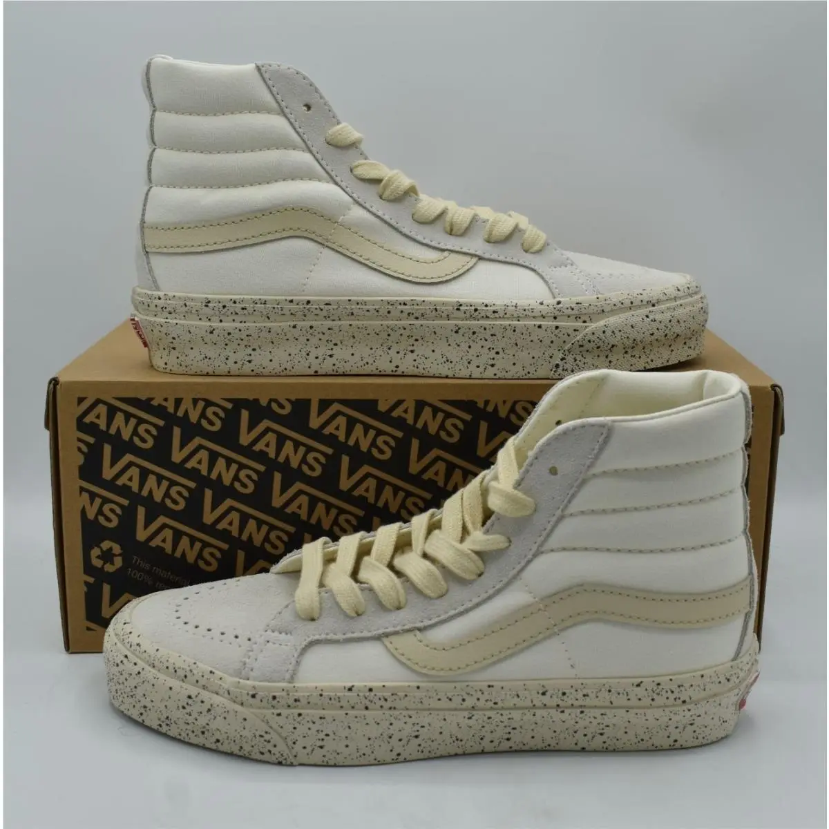 Vans shoes - VANS Sk8-Hi - Beige (UPC: 197065655457) 1