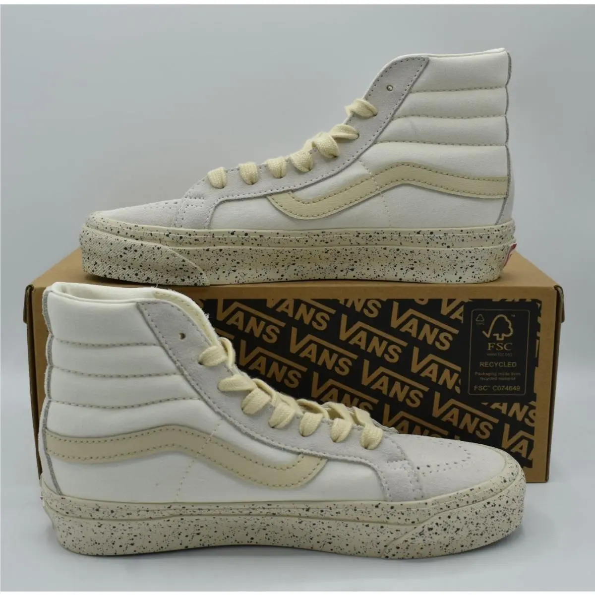 Vans shoes - VANS Sk8-Hi - Beige (UPC: 197065655457) 2