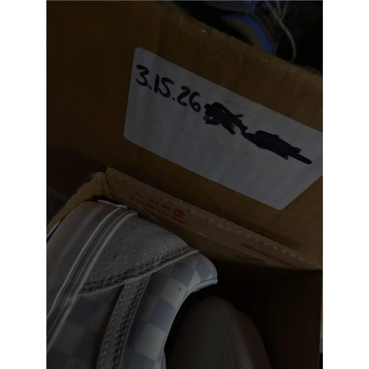 Vans shoes - Vans Old Skool Checkerboard Gray Marshmallow - White 9