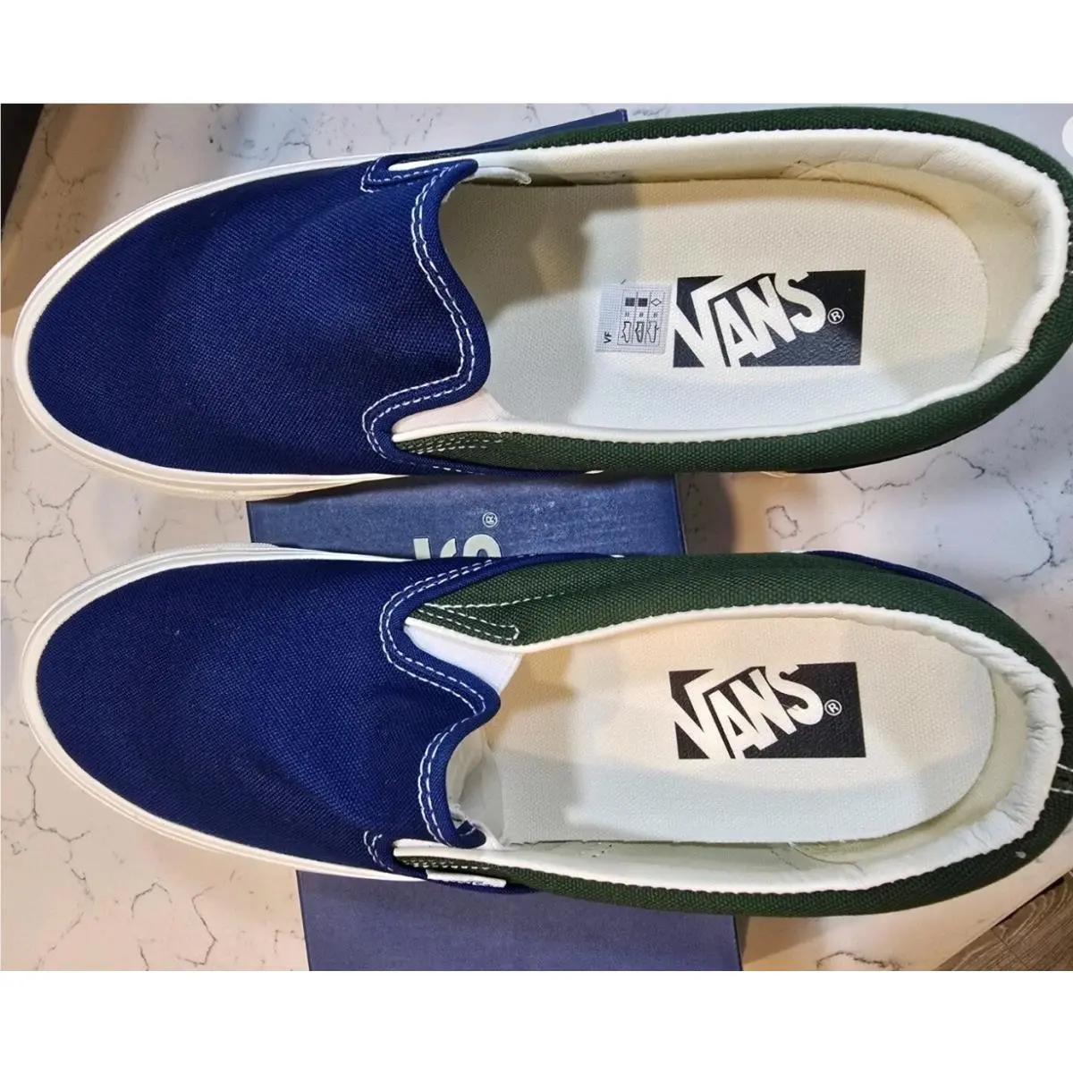Vans shoes - VANS Slip-On - VN000CSEY7G - Lx BMX / Blue / Green 4