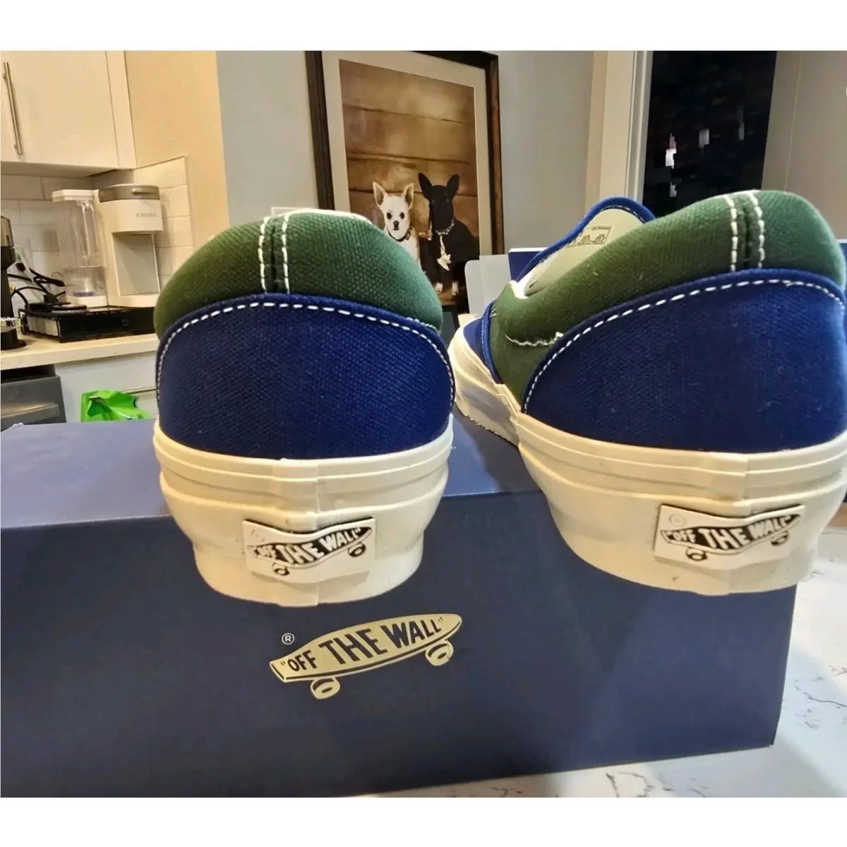 Vans shoes - VANS Slip-On - VN000CSEY7G - Lx BMX / Blue / Green 3