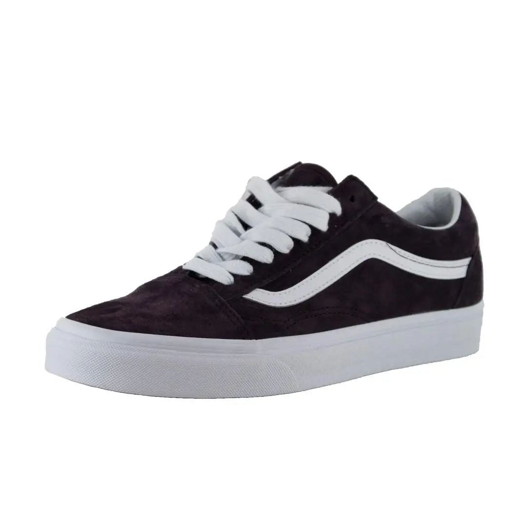 Vans Old Skool Sneakers Pig Suede Wine Tasting Skate Shoes