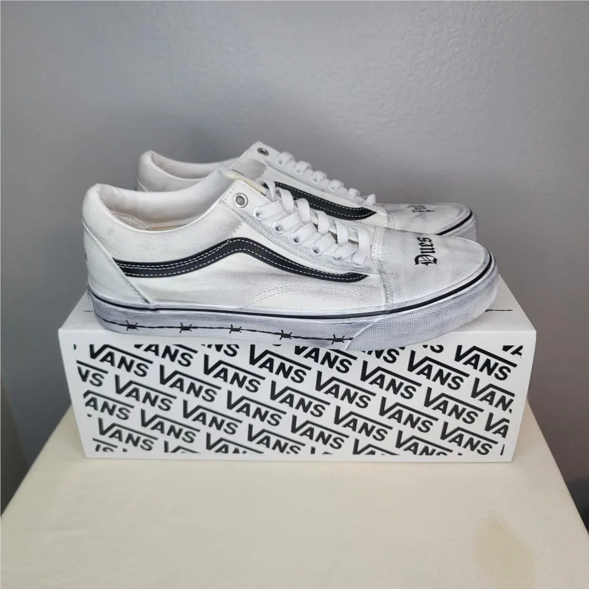 Vans shoes - VANS Old Skool - Old Skool - VN000E9TCJ7 - White (UPC: 198268424376) 0