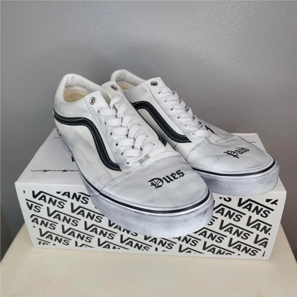 Vans shoes - VANS Old Skool - Old Skool - VN000E9TCJ7 - White (UPC: 198268424376) 1