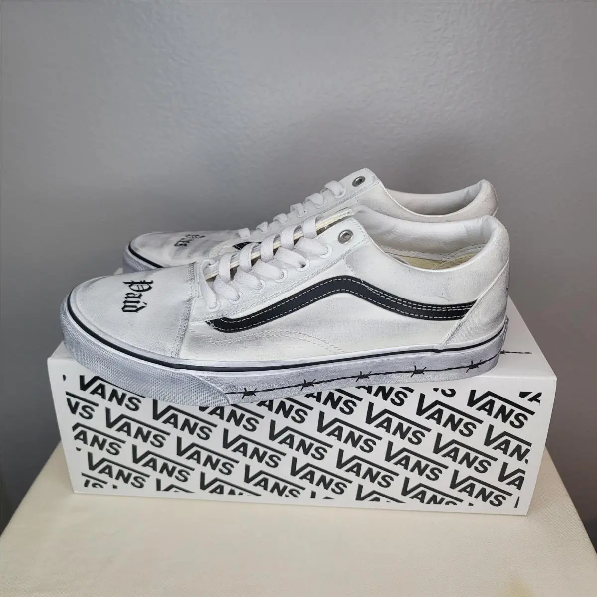 Vans shoes - VANS Old Skool - Old Skool - VN000E9TCJ7 - White (UPC: 198268424376) 3