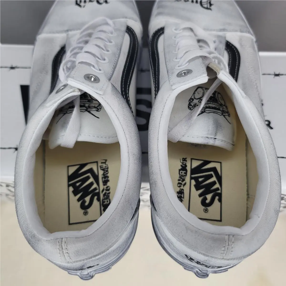 Vans shoes - VANS Old Skool - Old Skool - VN000E9TCJ7 - White (UPC: 198268424376) 5