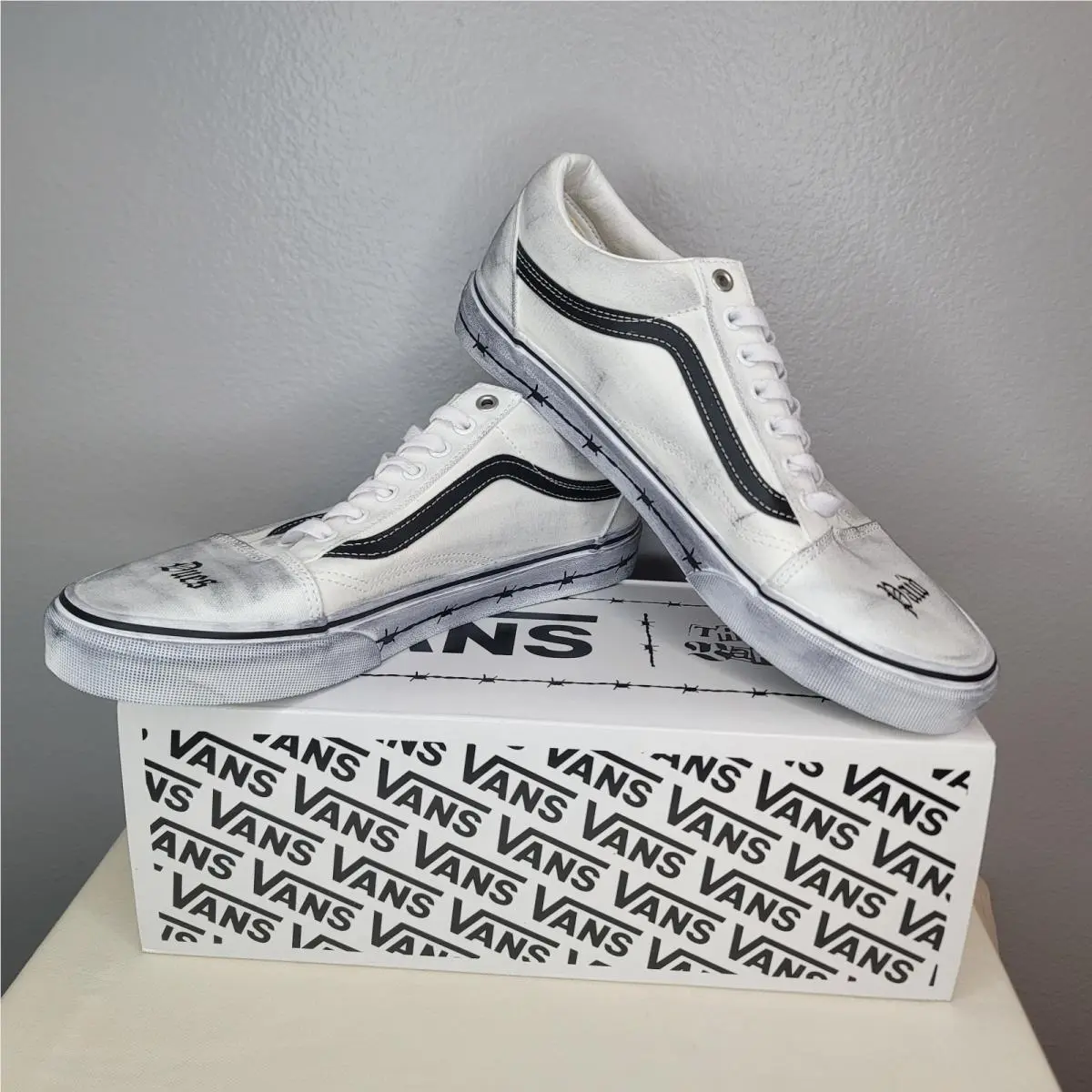 Vans shoes - VANS Old Skool - Old Skool - VN000E9TCJ7 - White (UPC: 198268424376) 7