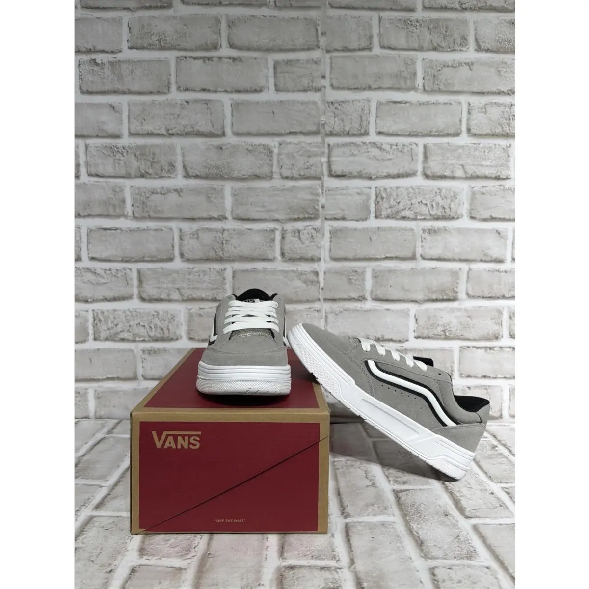 Vans Hylane Skate Men’s Skate Sneakers Pa Gray /black VN000D4PFCA Sz 7