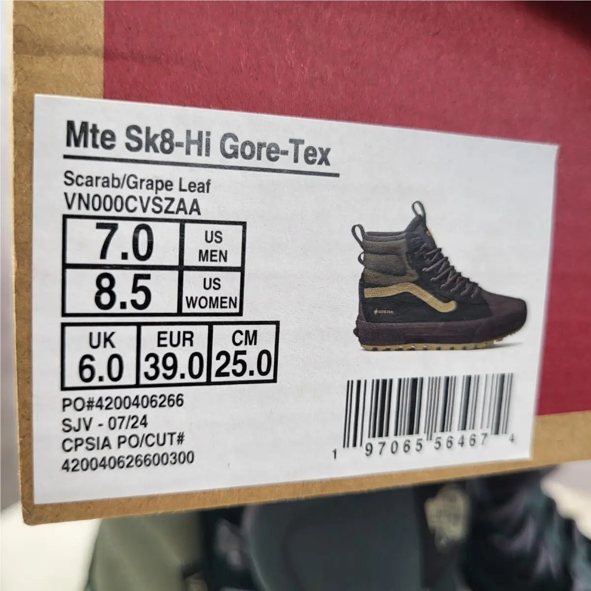 Vans shoes - VANS Sk8-Hi - Green 0
