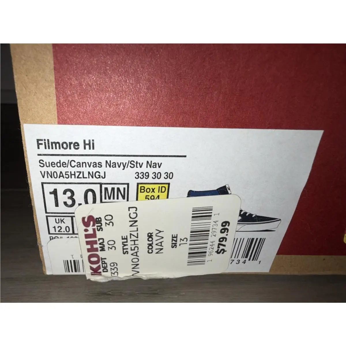 Vans shoes - VANS Filmore Hi - Filmore - Blue 5