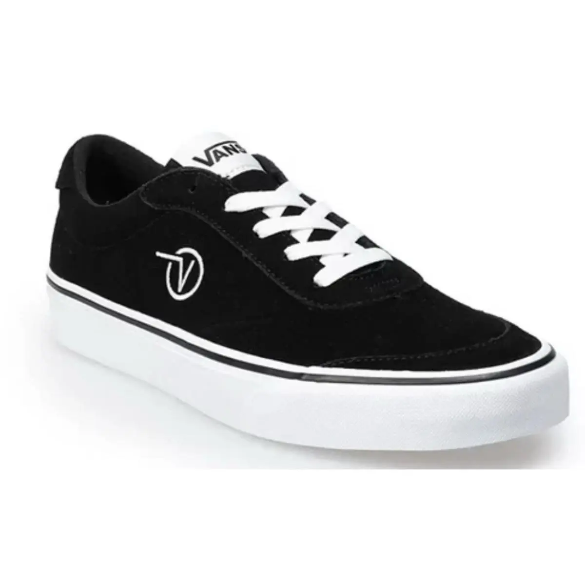 Vans Sport Vulc Women’s Shoes Size 8 Suede Classic Black with White Logo