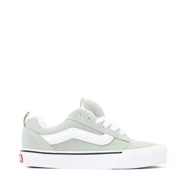 Vans Knu Skool Skate Shoe - Grey Olive Women-7 / Men-5.5 US