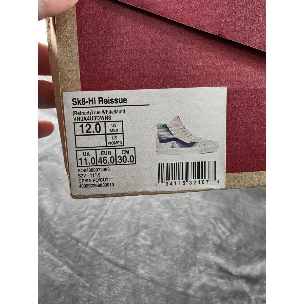 Vans shoes - Sneakers - Sneakers - Multicolor (UPC: 194115324073) 1