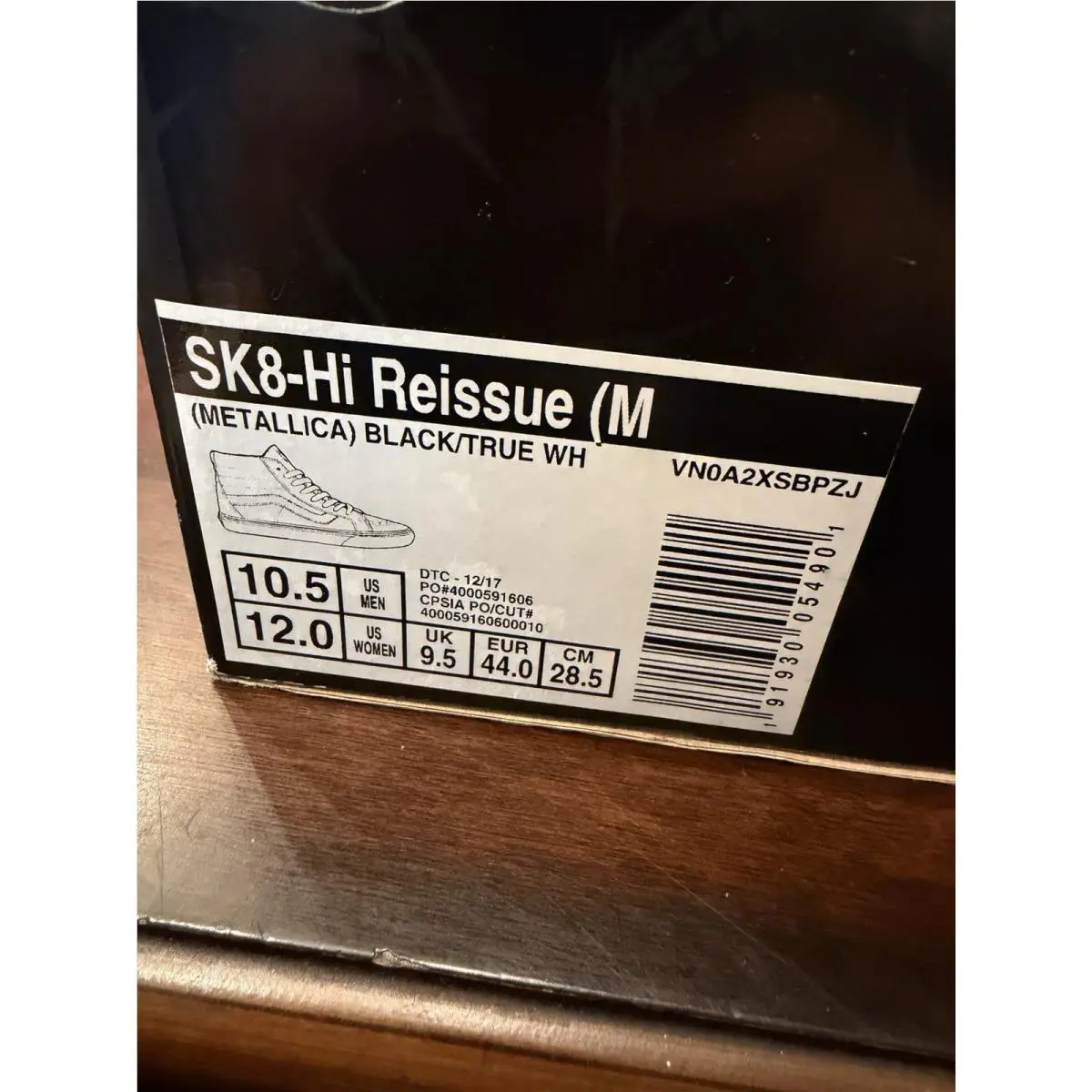 Vans shoes - VANS Sk8-Hi - Black (UPC: 0191930054901) 6