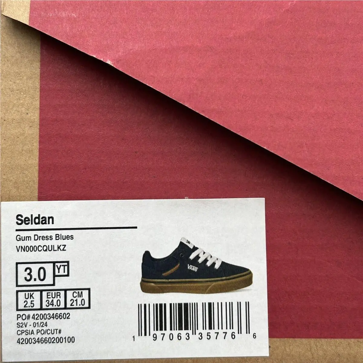 Vans shoes - VANS Seldan - Seldan - Blue (UPC: 197063357766) 9