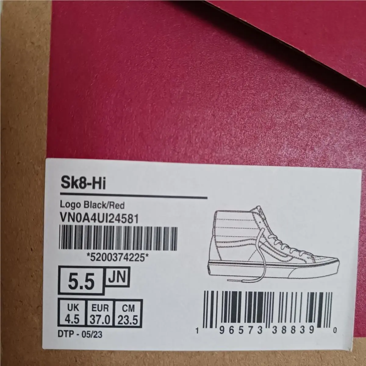 Vans shoes - Vans Sk8-Hi - Black 5