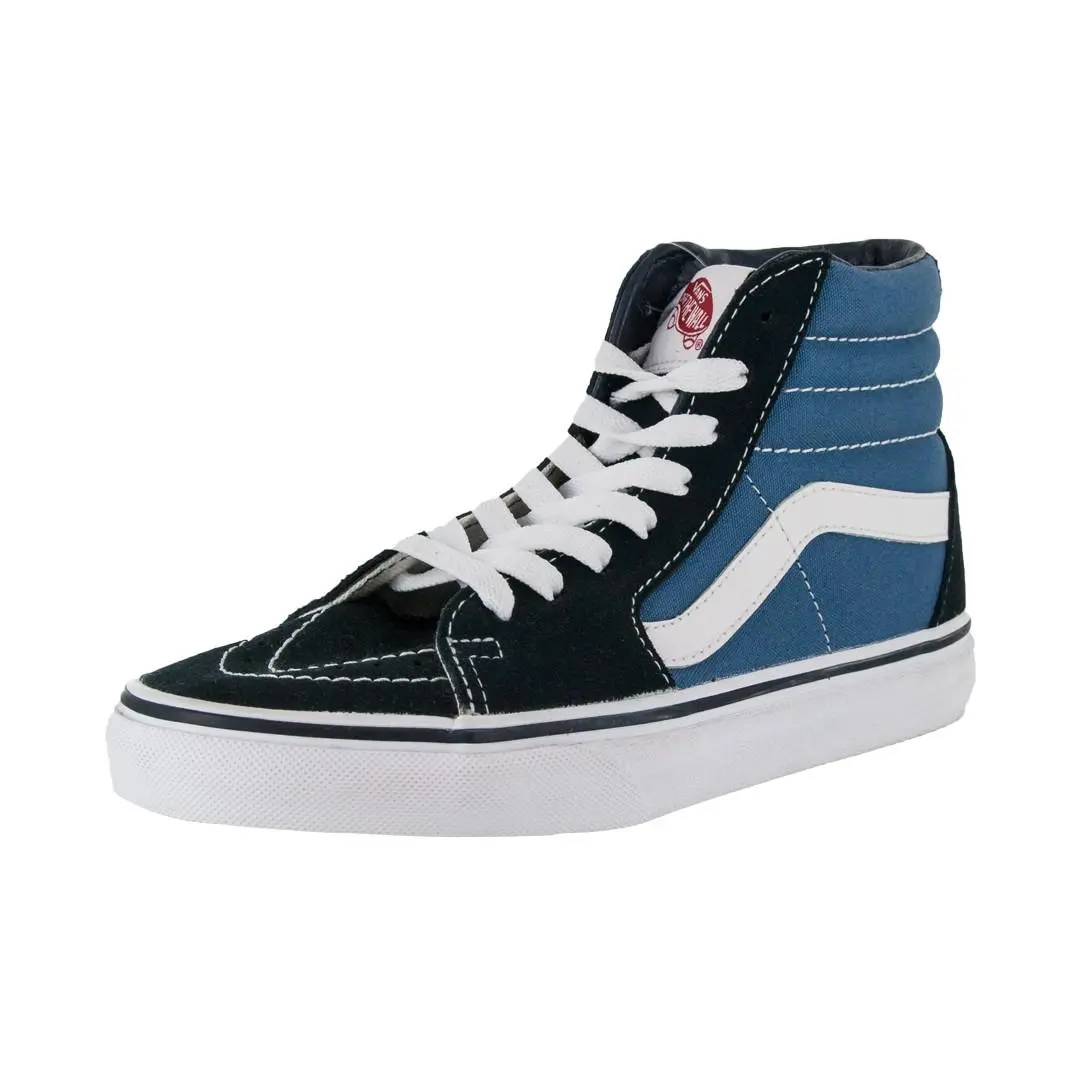 Vans Sk8-Hi Sneakers Navy Men`s Canvas Suede Skateboard High-top Shoes