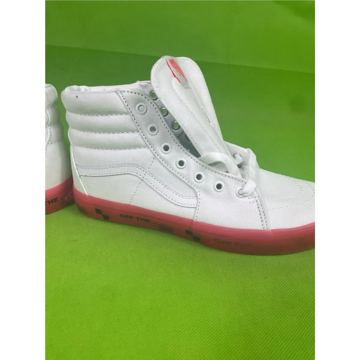 Vans shoes - VANS Sk8-Hi - white/pink 10