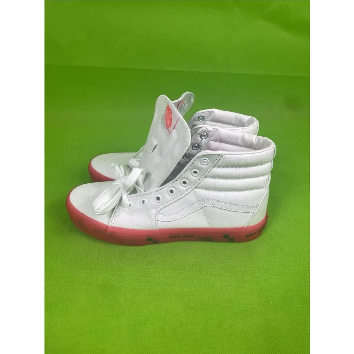 Vans shoes - VANS Sk8-Hi - white/pink 3