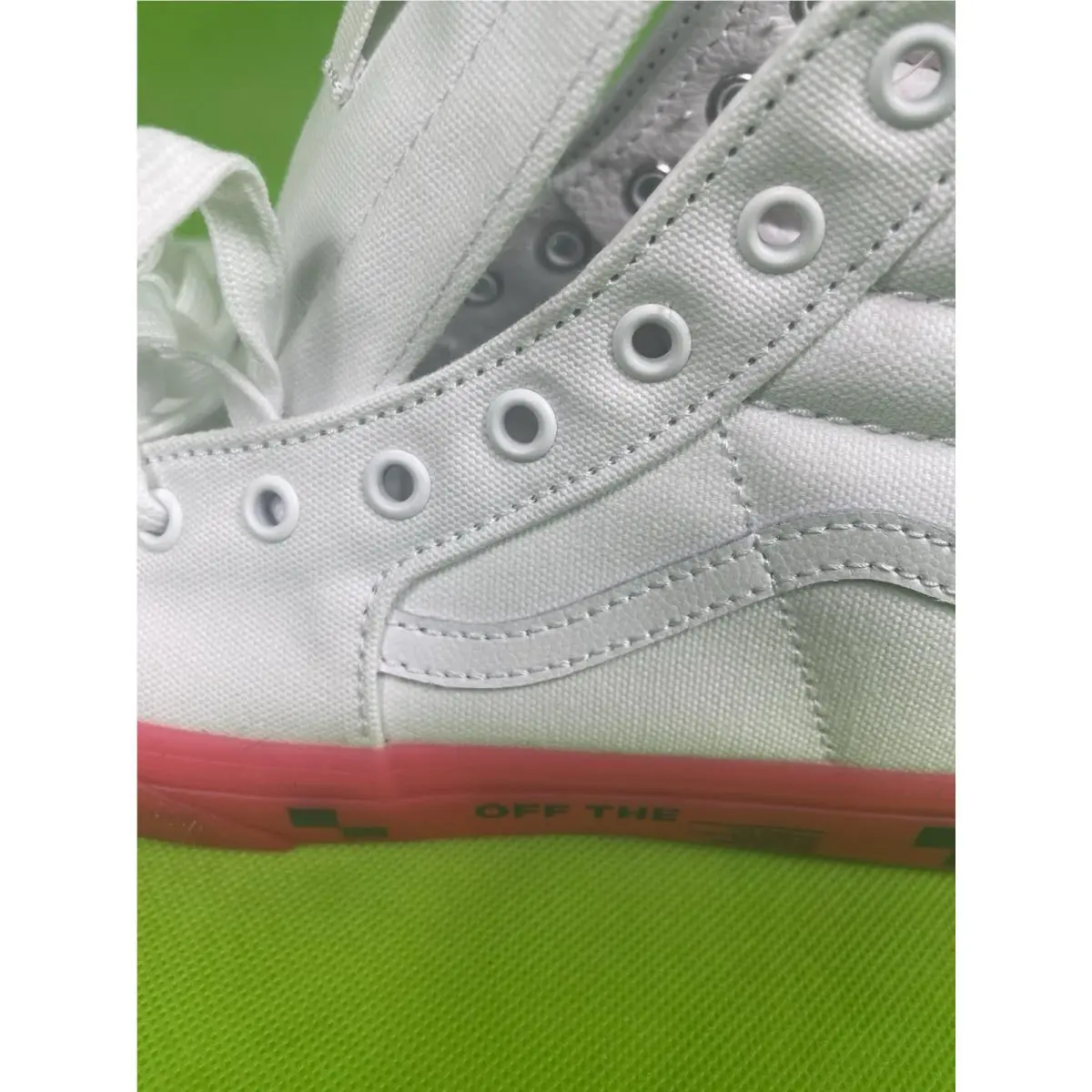 Vans shoes - VANS Sk8-Hi - white/pink 5