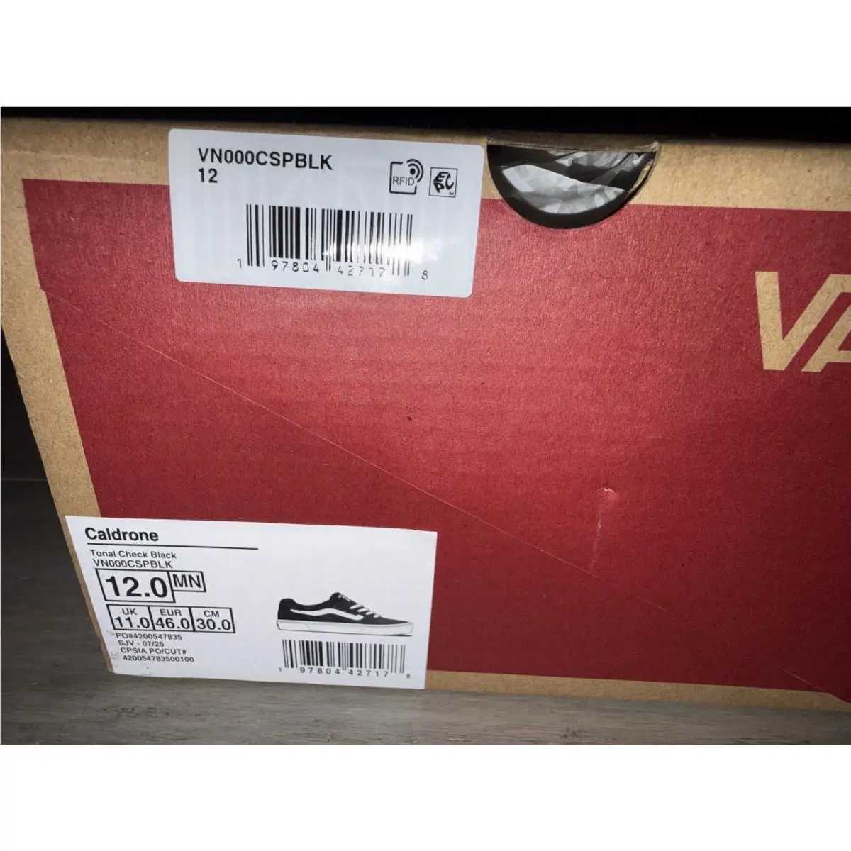 Vans shoes - VANS Caldrone - Caldrone - Tonal Check Black 7
