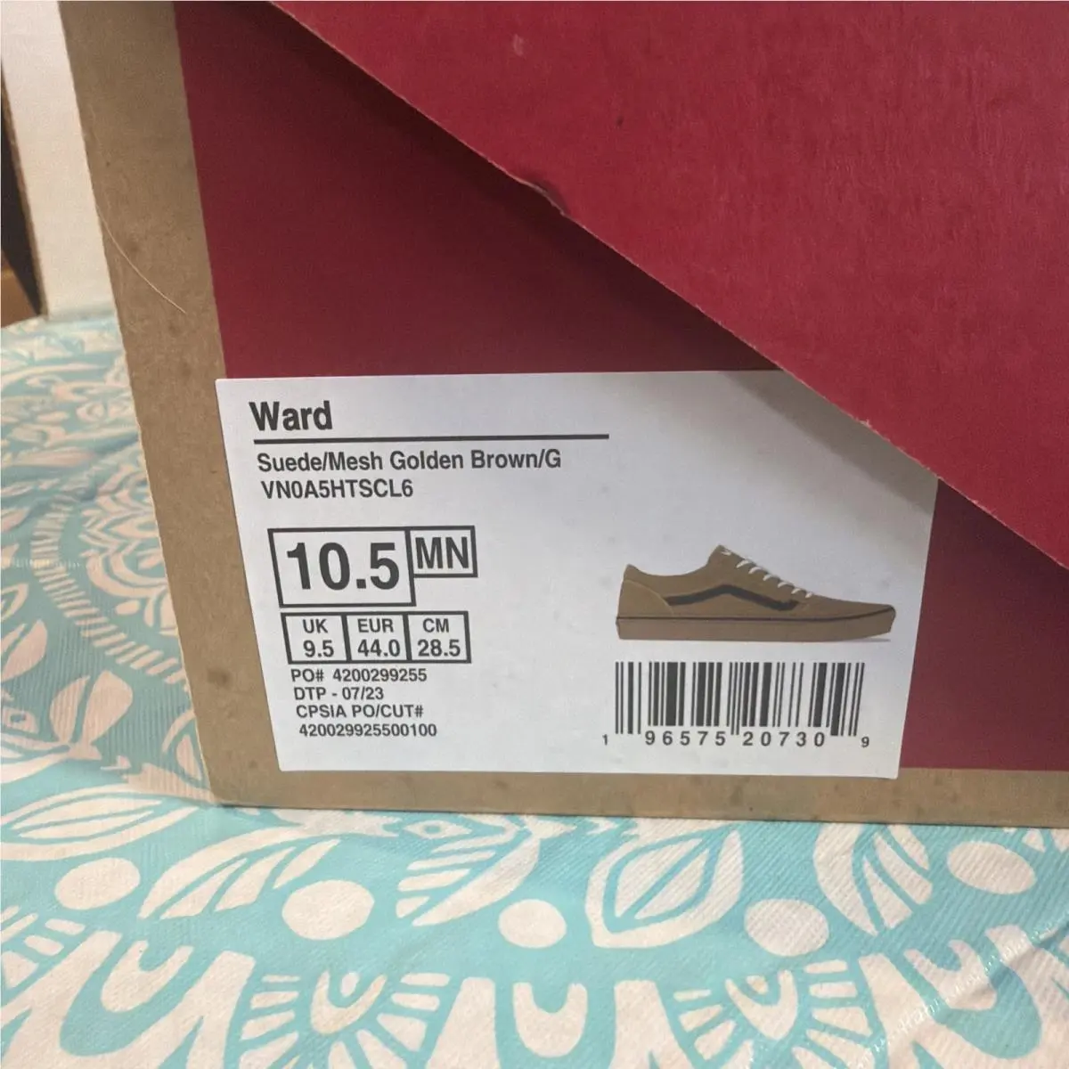 Vans shoes - VANS Ward - Ward - VN0A5HTSCL6 - Brown (UPC: 196575207309) 0
