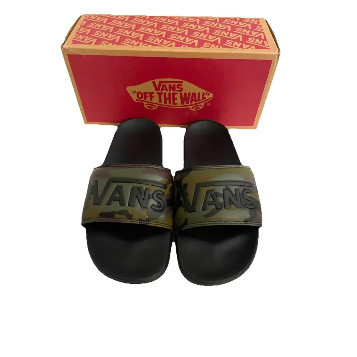 Vans La Costa Slide-on Mens Slides Camo Sandals Size 9.0 Shoes Camouflage