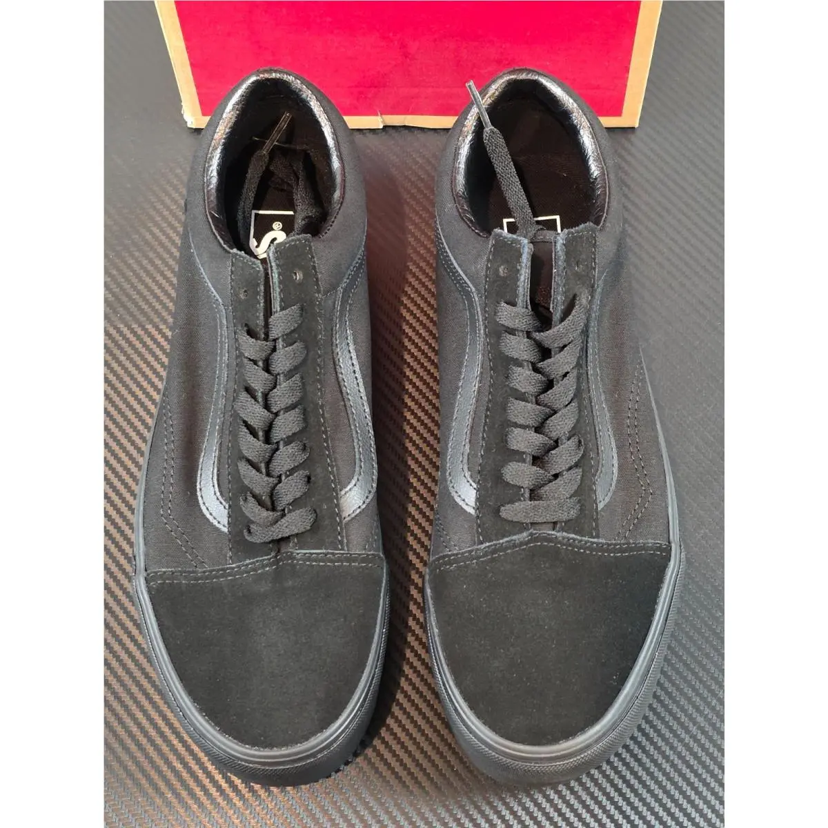 Vans shoes - Vans Old Skool Stackform Black Sneakers - VN0A7Q5MBKA - Black (UPC: 196244971807) 2