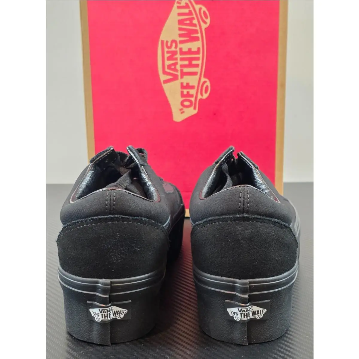 Vans shoes - Vans Old Skool Stackform Black Sneakers - VN0A7Q5MBKA - Black (UPC: 196244971807) 5