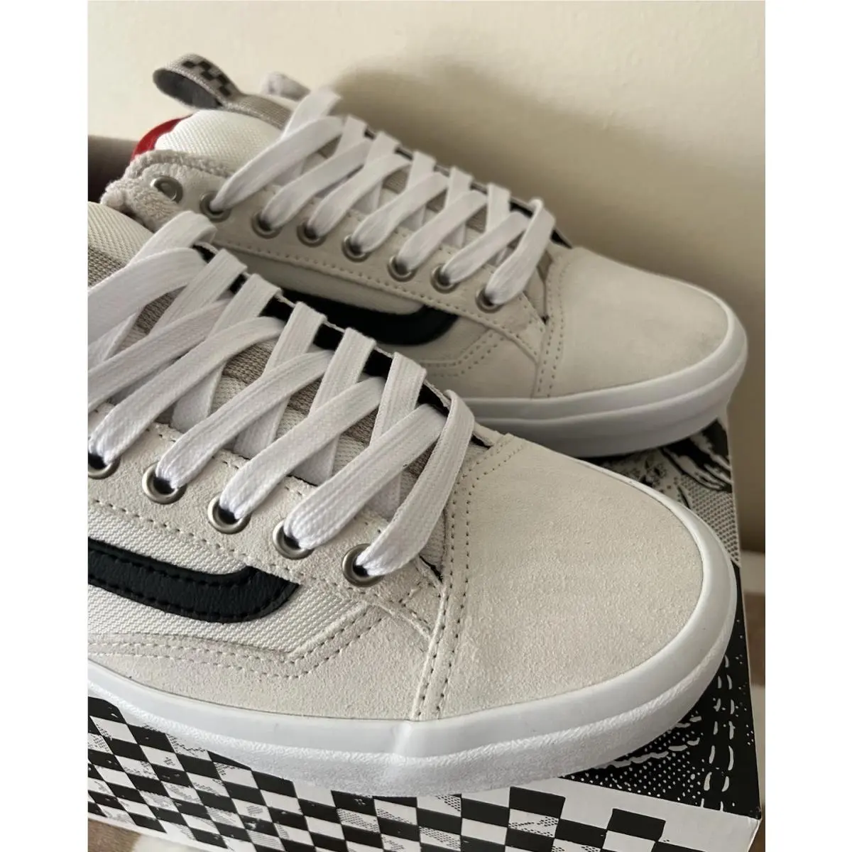 Vans shoes - VANS Old Skool - Old Skool - VN000D5RZHJ - Antique White/Black 4