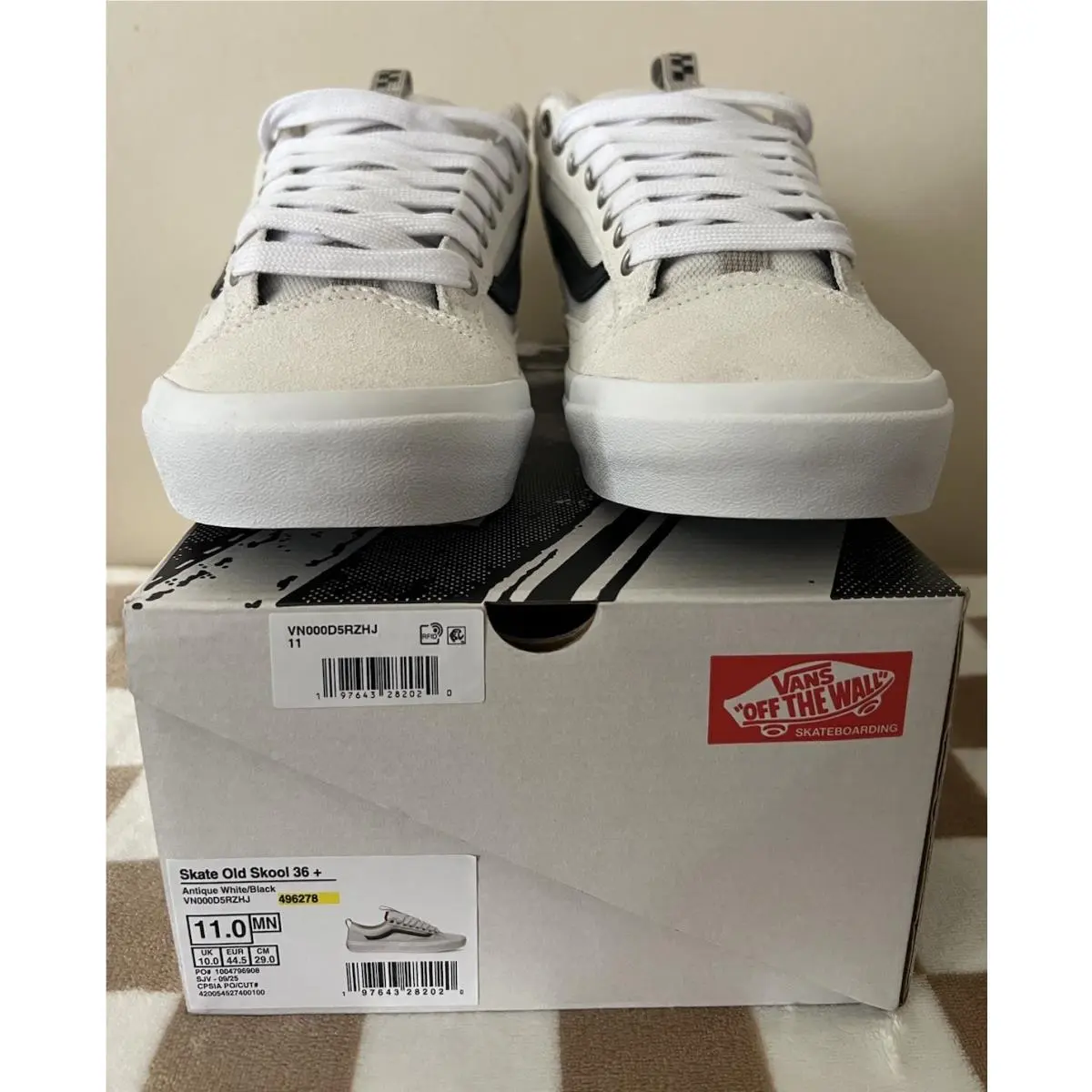 Vans shoes - VANS Old Skool - Old Skool - VN000D5RZHJ - Antique White/Black 9